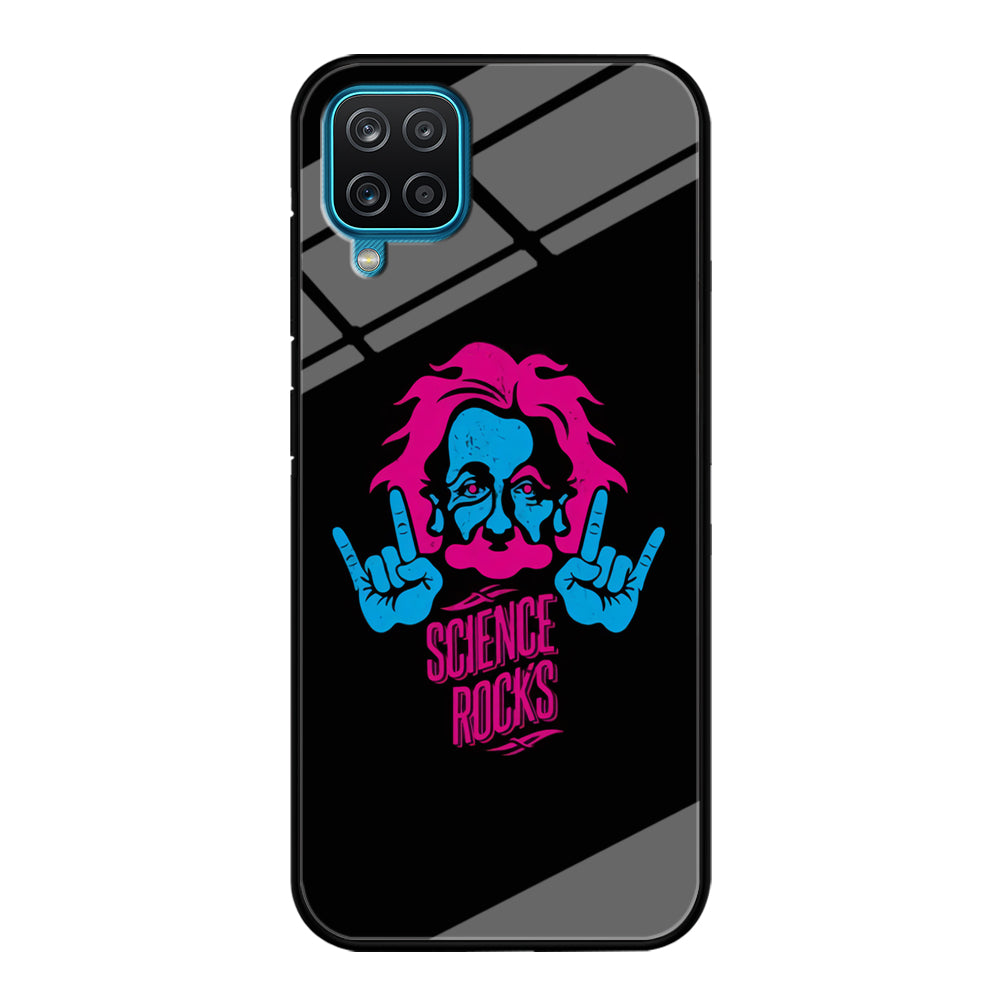 Albert Einstein Science Rocks Samsung Galaxy A12 Case