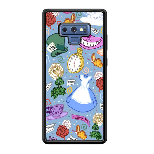Alice In Wonderland Party's Attribute Samsung Galaxy Note 9 Case
