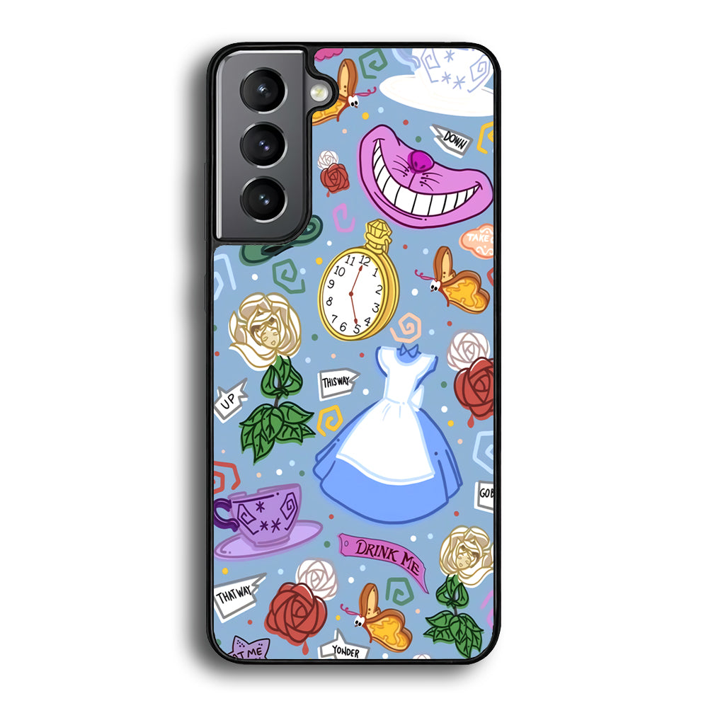 Alice In Wonderland Party's Attribute Samsung Galaxy S21 Case