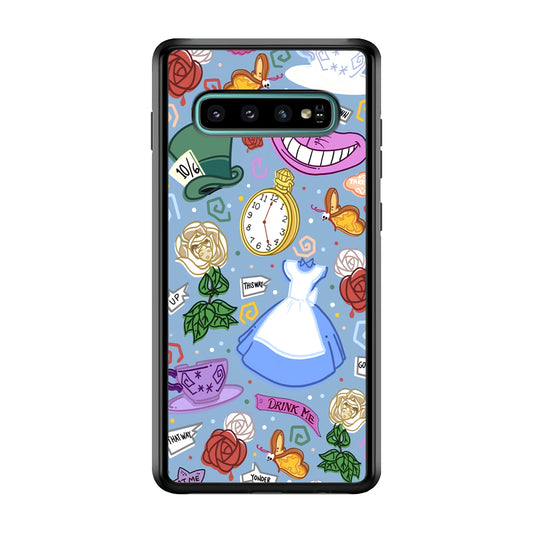 Alice In Wonderland Party's Attribute Samsung Galaxy S10 Case