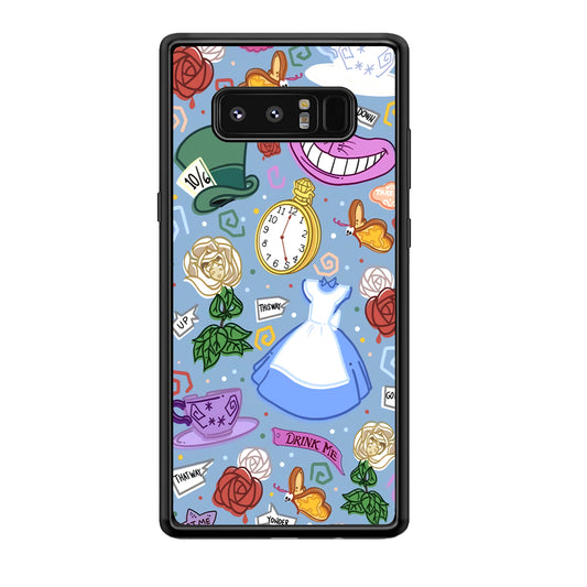 Alice In Wonderland Party's Attribute Samsung Galaxy Note 8 Case