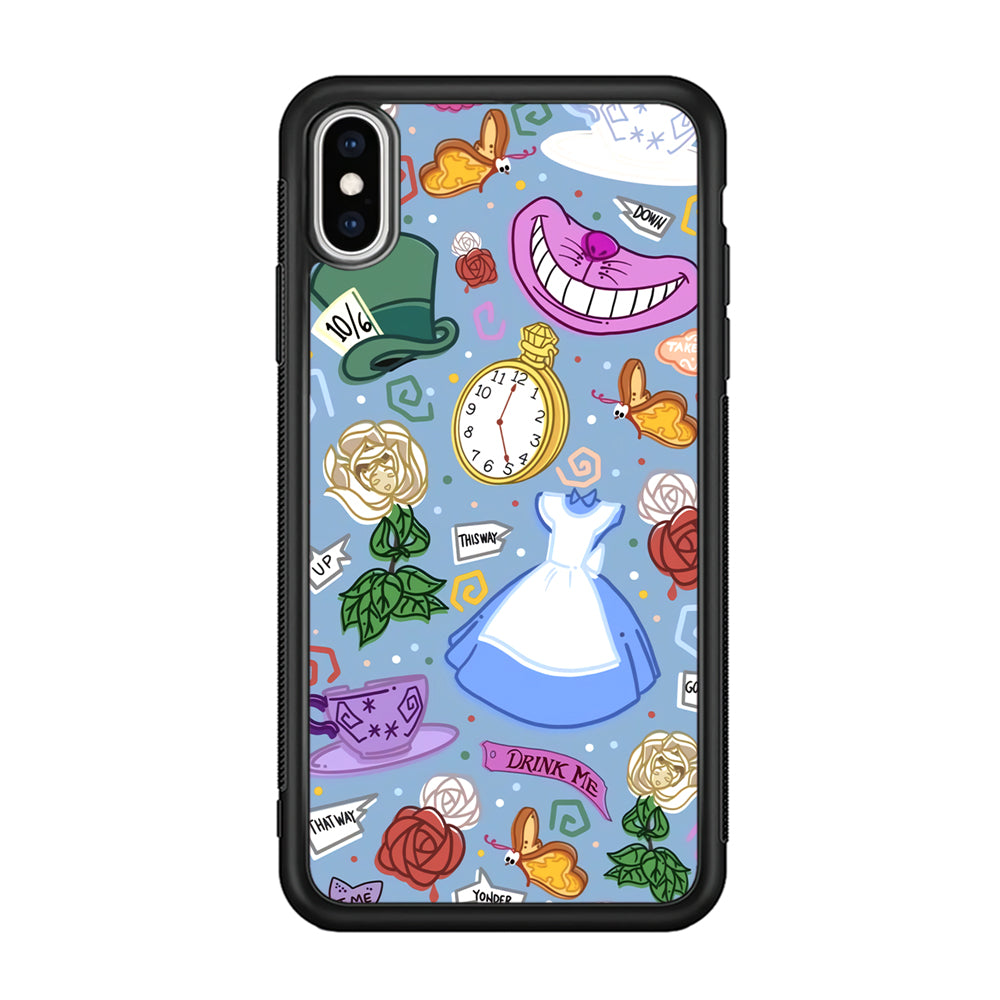 Alice In Wonderland Party's Attribute iPhone X Case