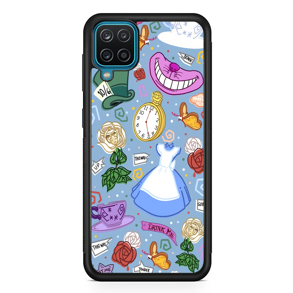 Alice In Wonderland Party's Attribute Samsung Galaxy A12 Case