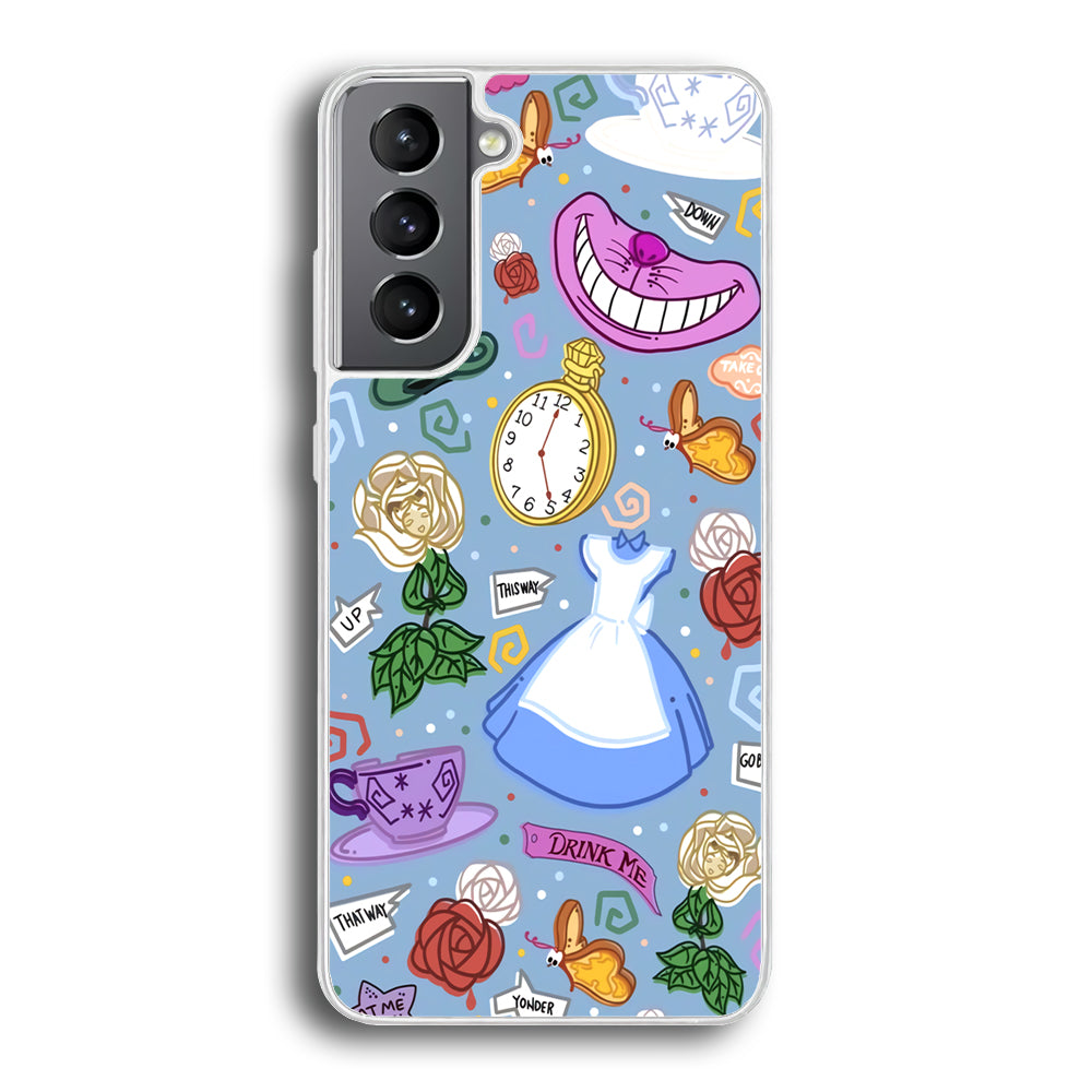 Alice In Wonderland Party's Attribute Samsung Galaxy S21 Case