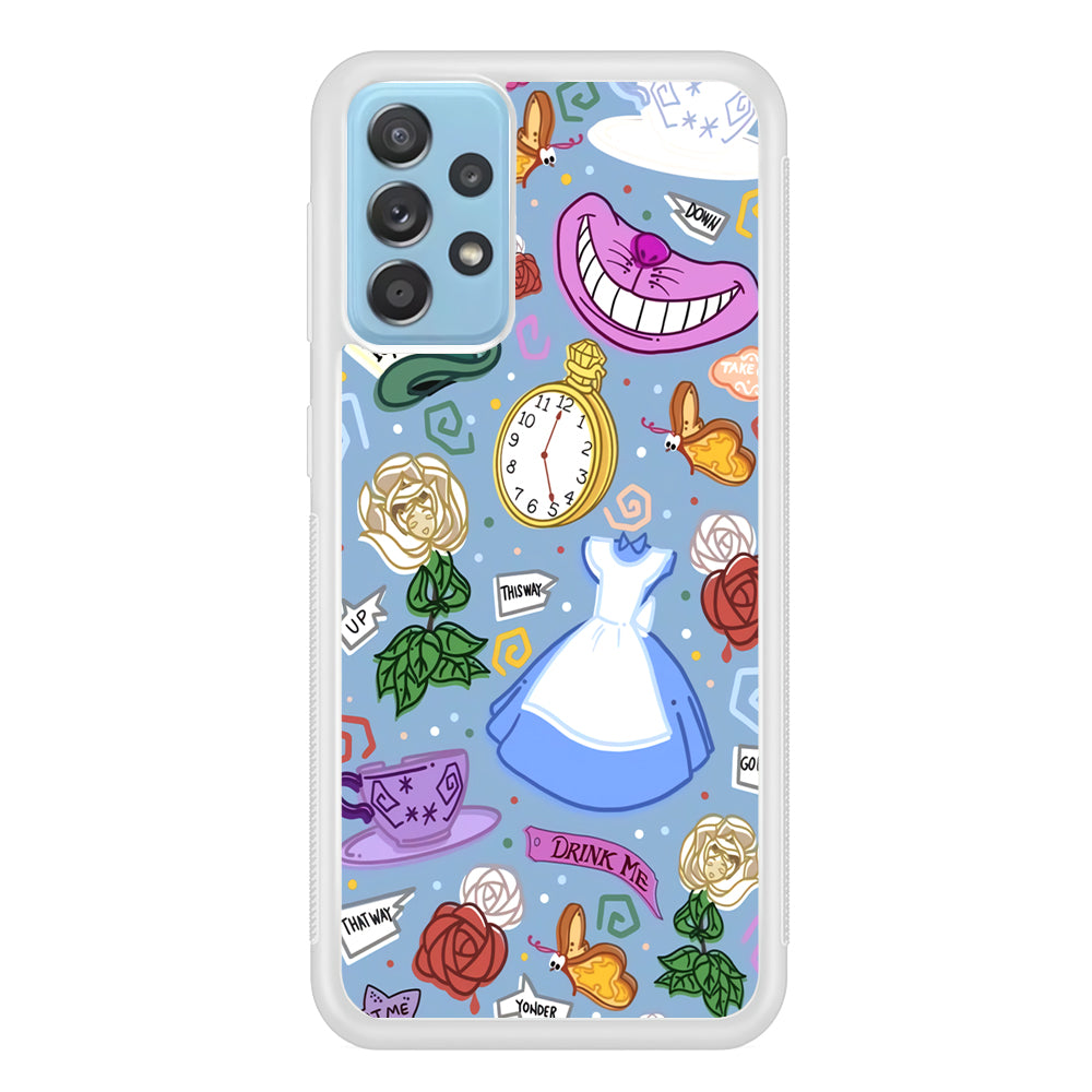 Alice In Wonderland Party's Attribute Samsung Galaxy A52 Case