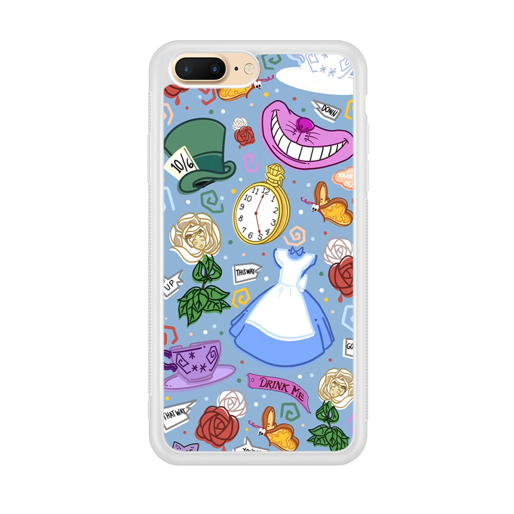 Alice In Wonderland Party's Attribute iPhone 8 Plus Case