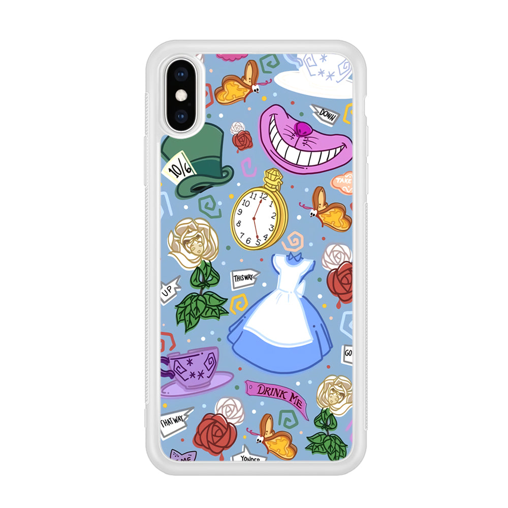 Alice In Wonderland Party's Attribute iPhone X Case