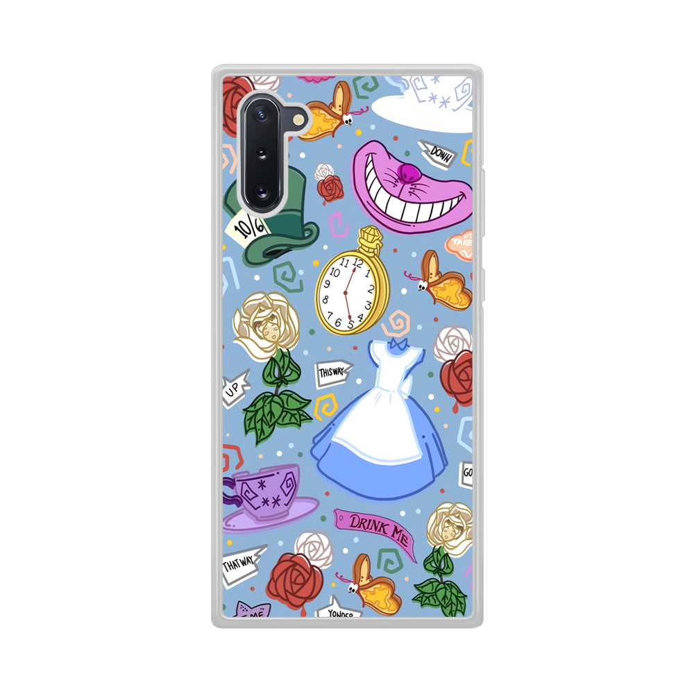 Alice In Wonderland Party's Attribute Samsung Galaxy Note 10 Case