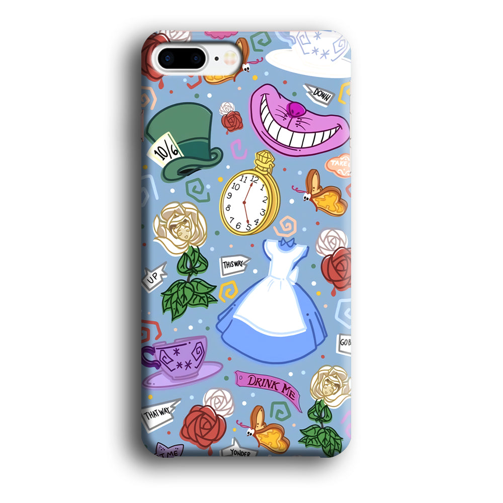 Alice In Wonderland Party's Attribute iPhone 8 Plus Case