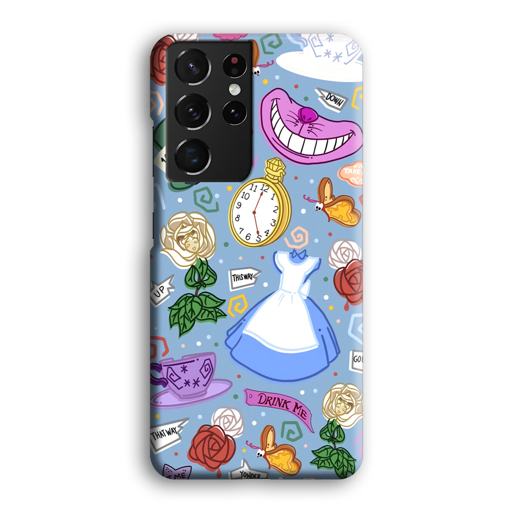 Alice In Wonderland Party's Attribute Samsung Galaxy S21 Ultra Case