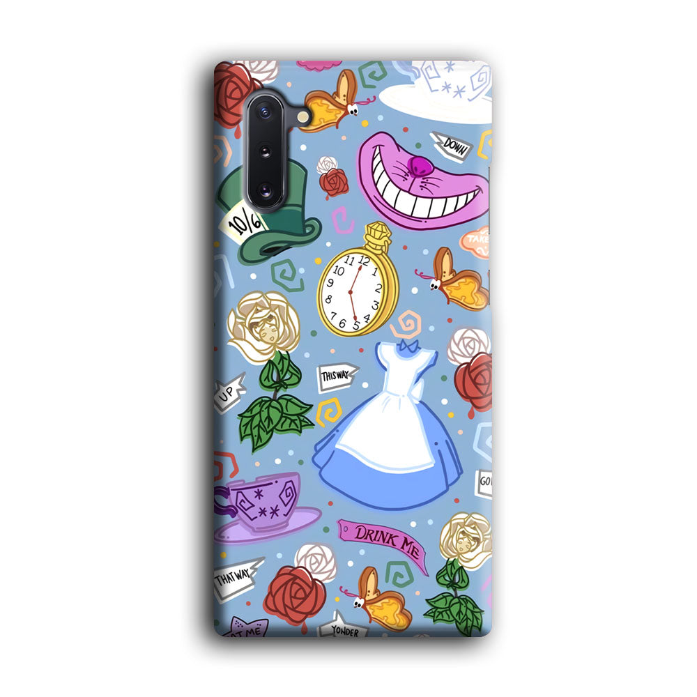 Alice In Wonderland Party's Attribute Samsung Galaxy Note 10 Case