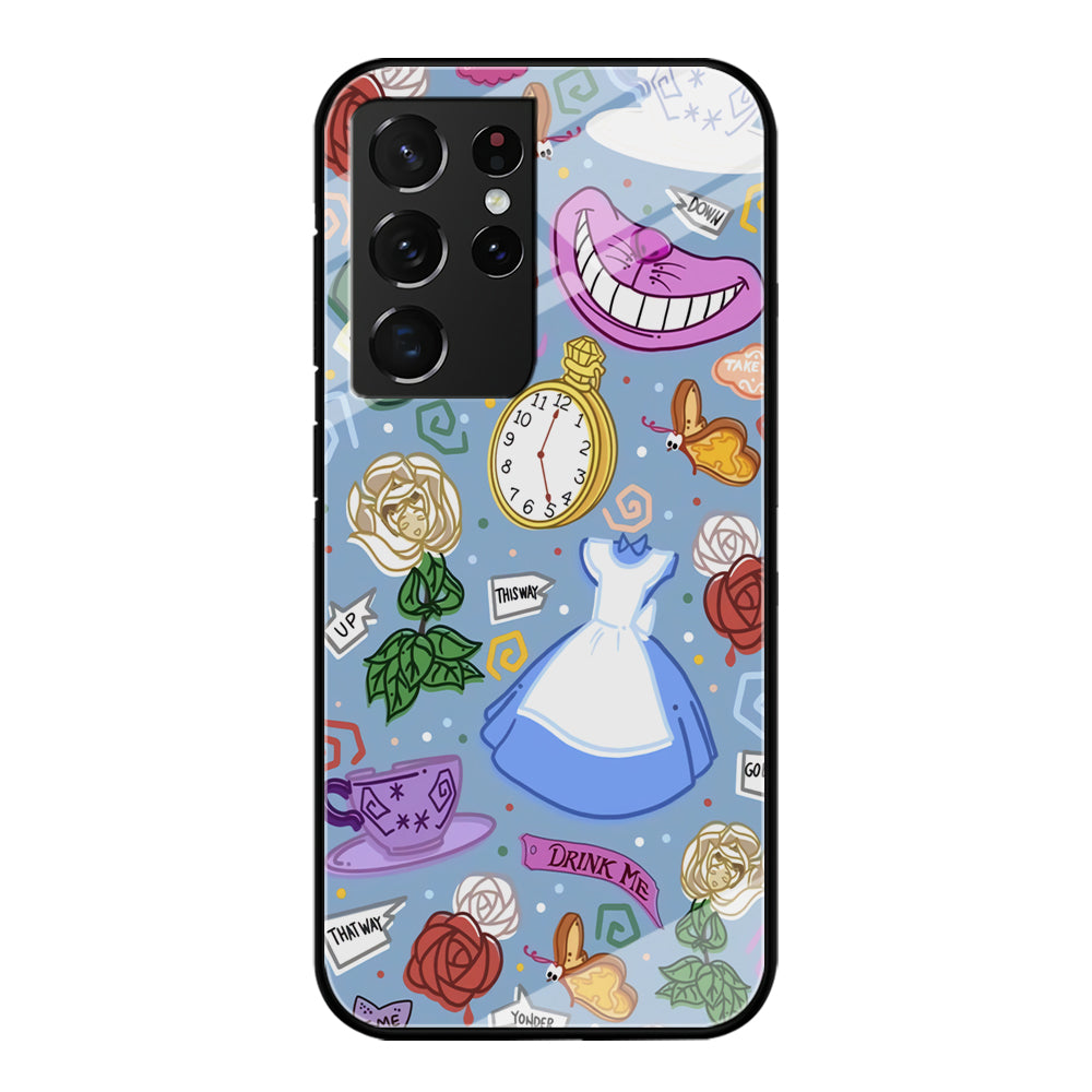 Alice In Wonderland Party's Attribute Samsung Galaxy S21 Ultra Case