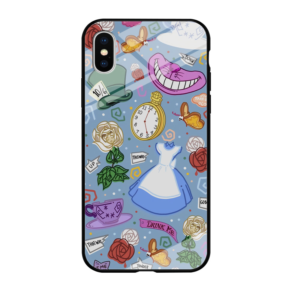 Alice In Wonderland Party's Attribute iPhone X Case