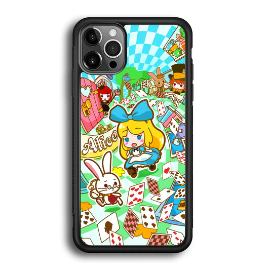 Alice In Wonderland Play Card iPhone 12 Pro Max Case