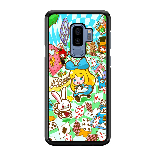 Alice In Wonderland Play Card Samsung Galaxy S9 Plus Case