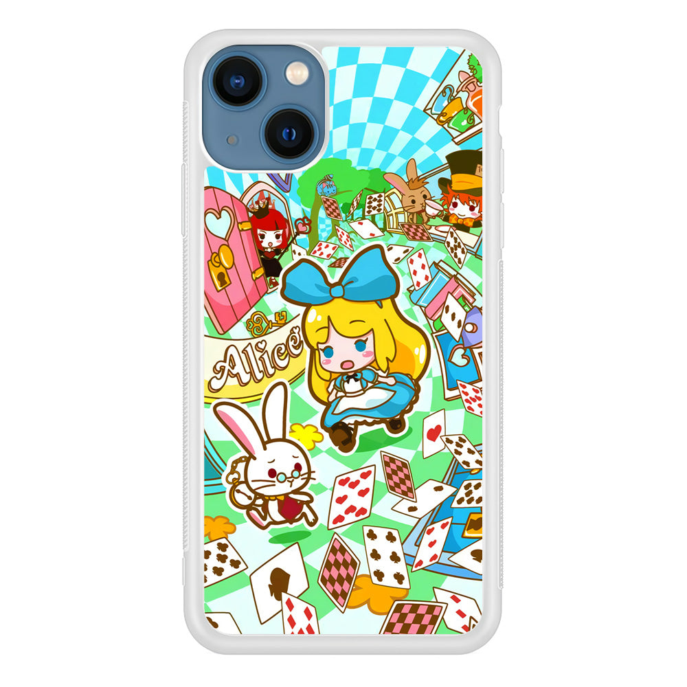 Alice In Wonderland Play Card iPhone 13 Case