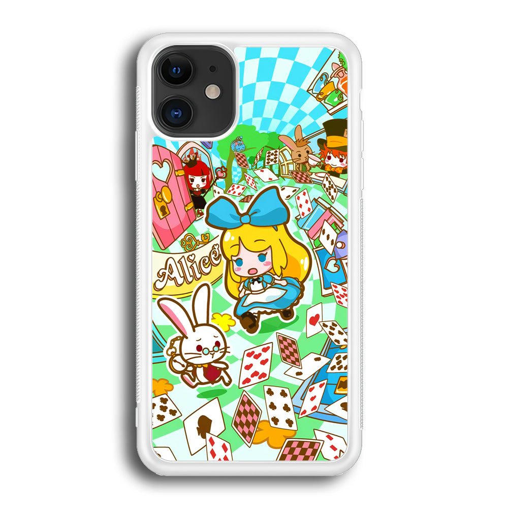 Alice In Wonderland Play Card iPhone 12 Case