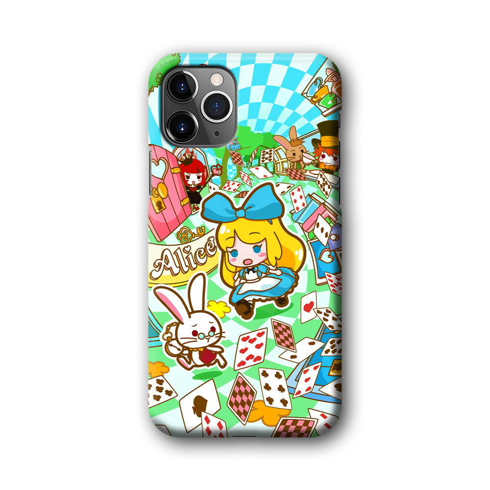 Alice In Wonderland Play Card iPhone 11 Pro Case