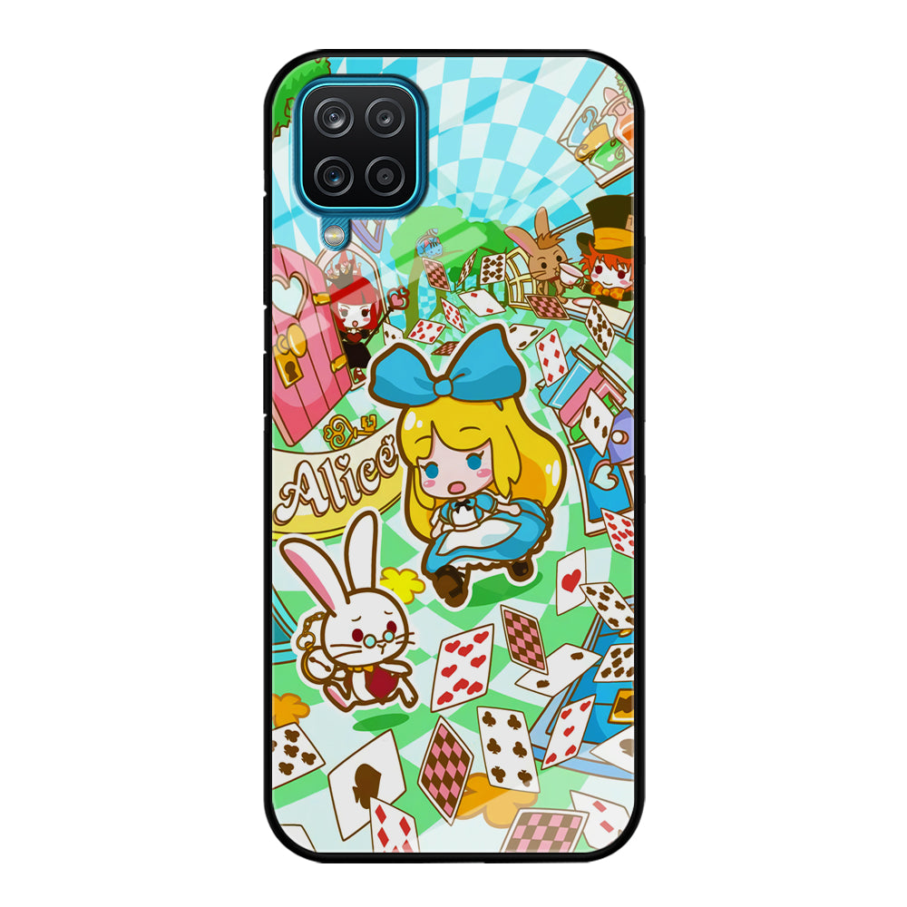 Alice In Wonderland Play Card Samsung Galaxy A12 Case