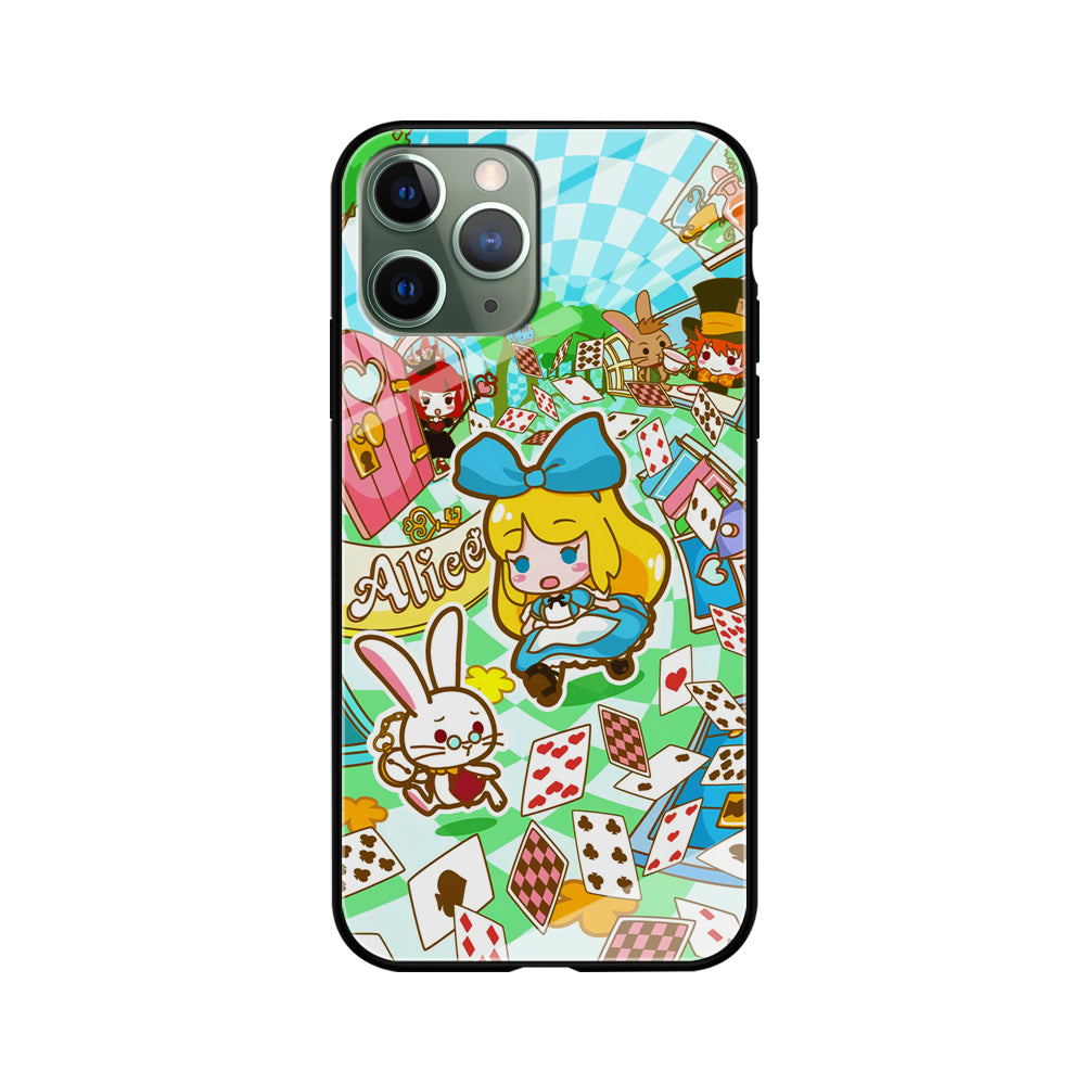 Alice In Wonderland Play Card iPhone 11 Pro Case