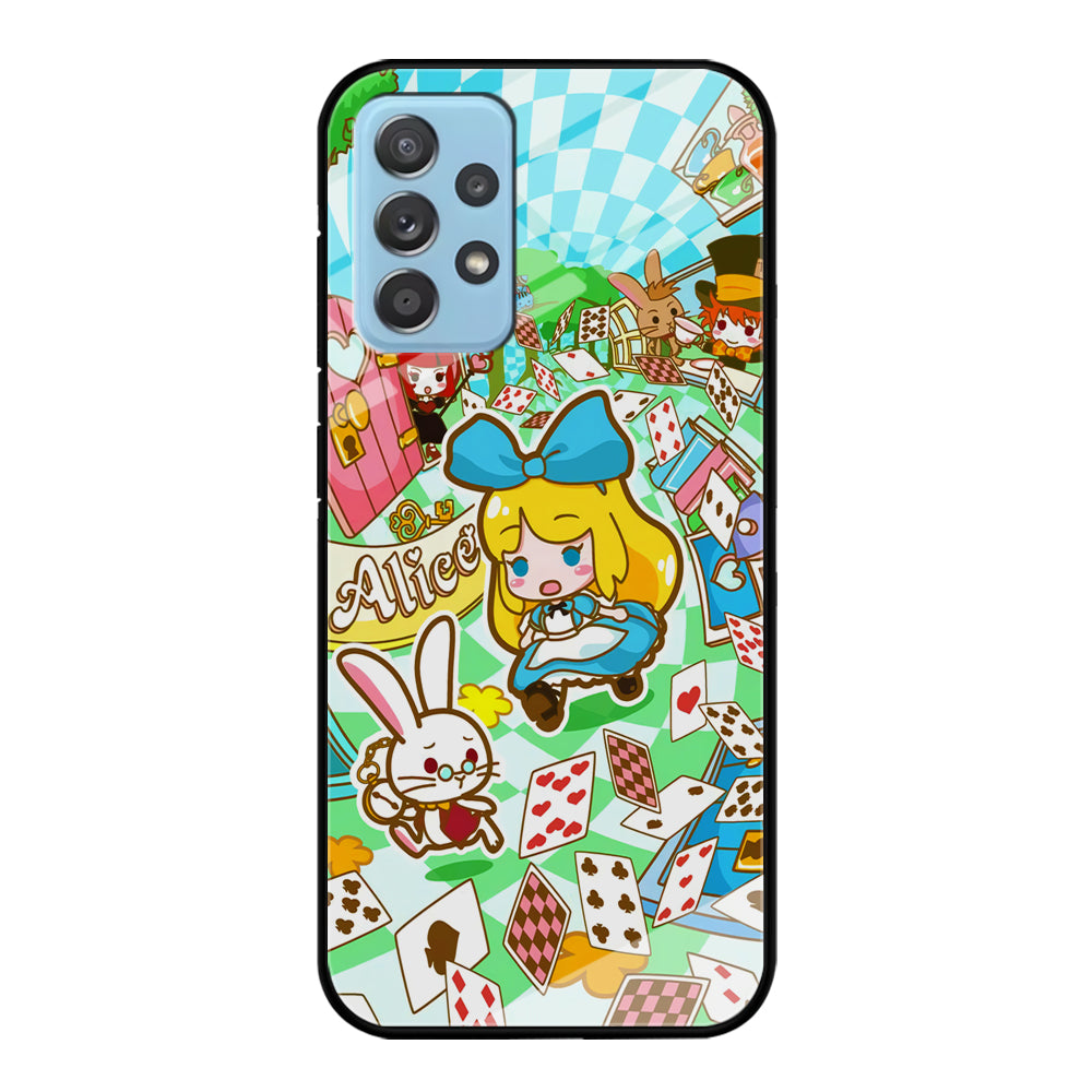 Alice In Wonderland Play Card Samsung Galaxy A52 Case