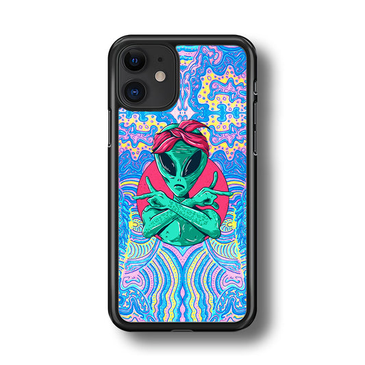 Alien Gangsta Rhythm iPhone 11 Case