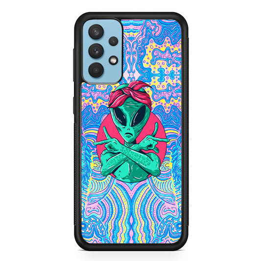 Alien Gangsta Rhythm Samsung Galaxy A32 Case