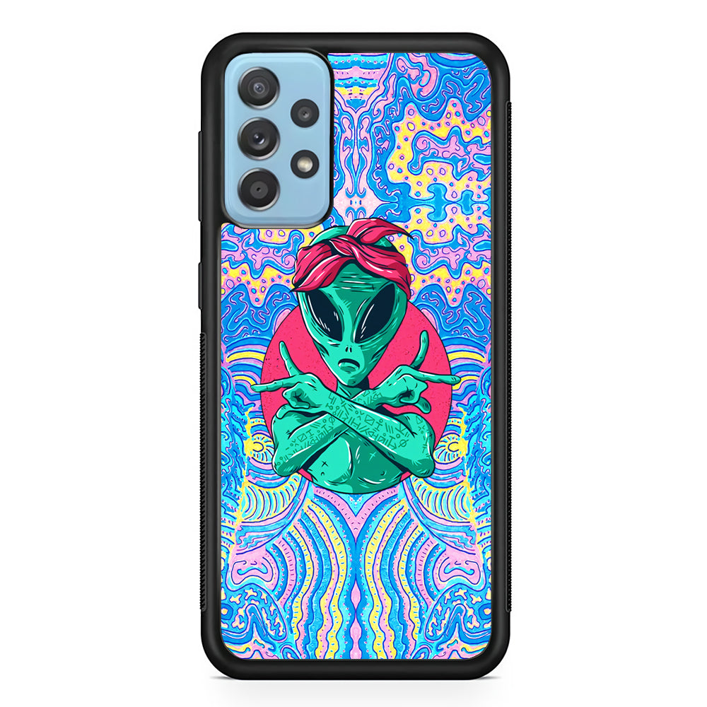 Alien Gangsta Rhythm Samsung Galaxy A52 Case