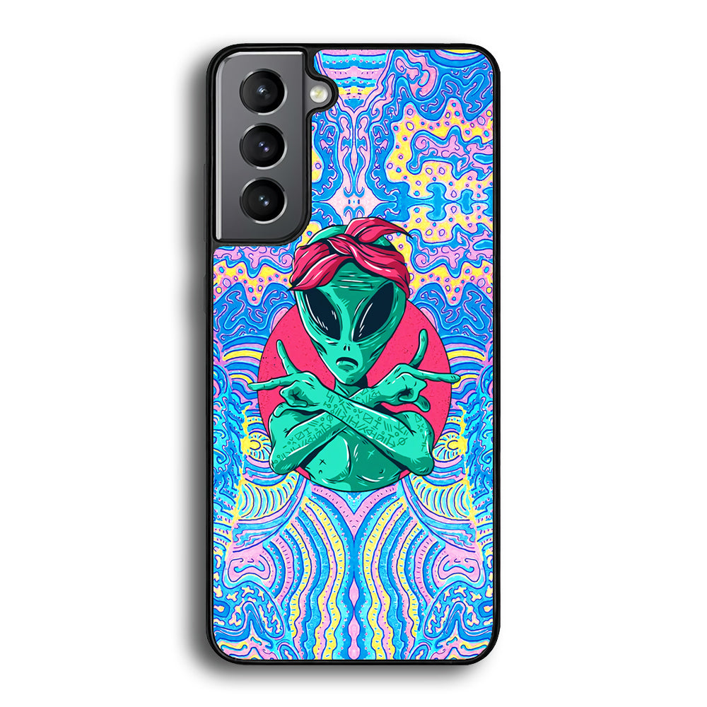Alien Gangsta Rhythm Samsung Galaxy S21 Plus Case - Carneyforia