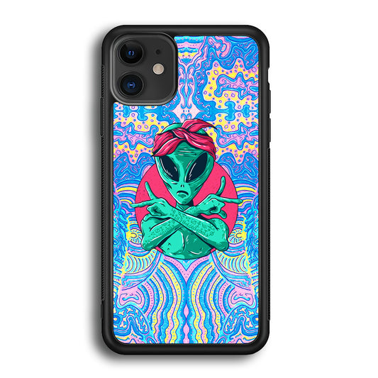 Alien Gangsta Rhythm iPhone 12 Case