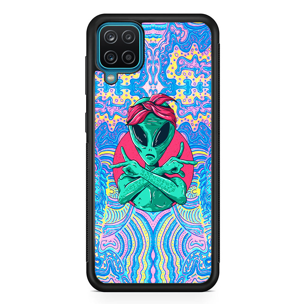 Alien Gangsta Rhythm Samsung Galaxy A12 Case