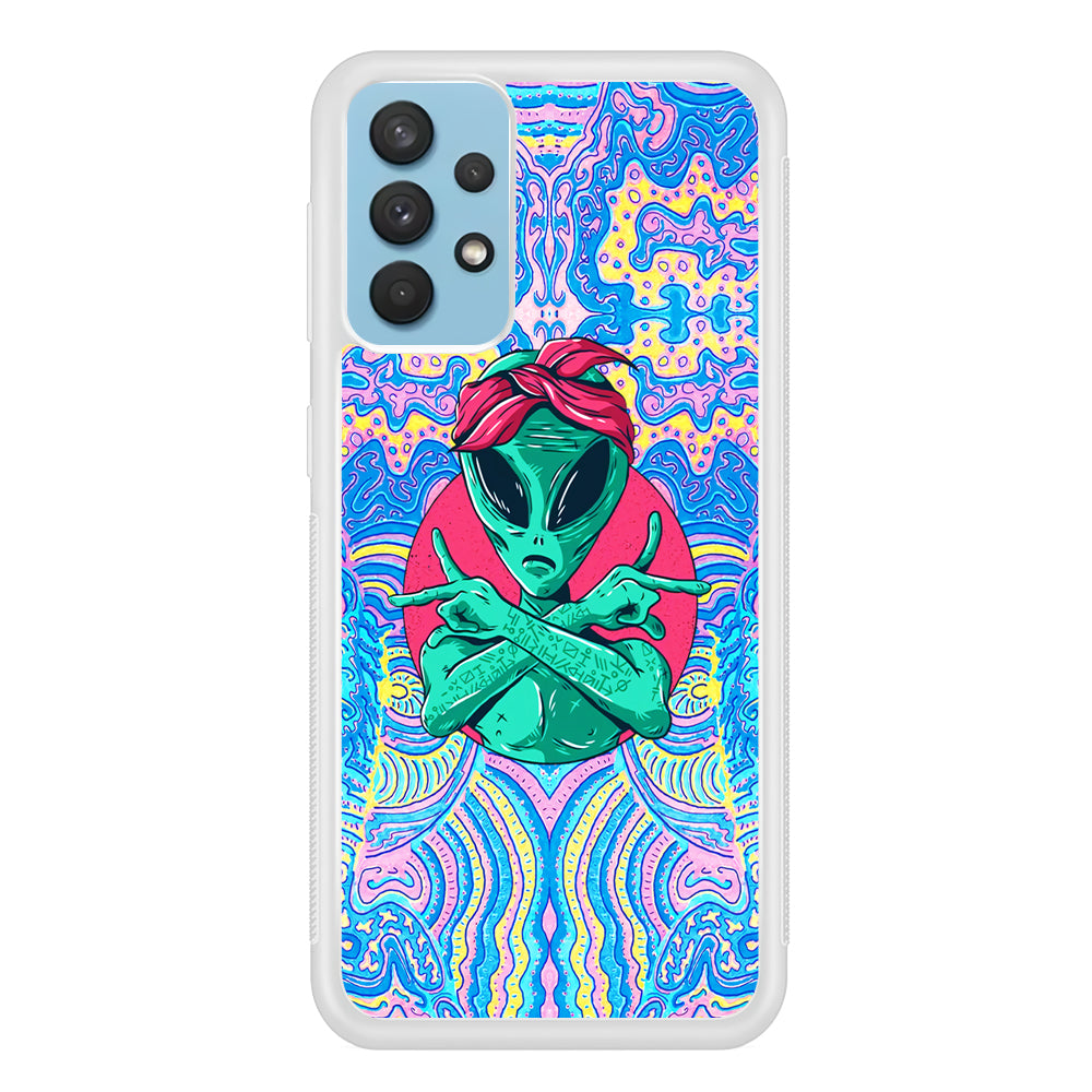 Alien Gangsta Rhythm Samsung Galaxy A32 Case