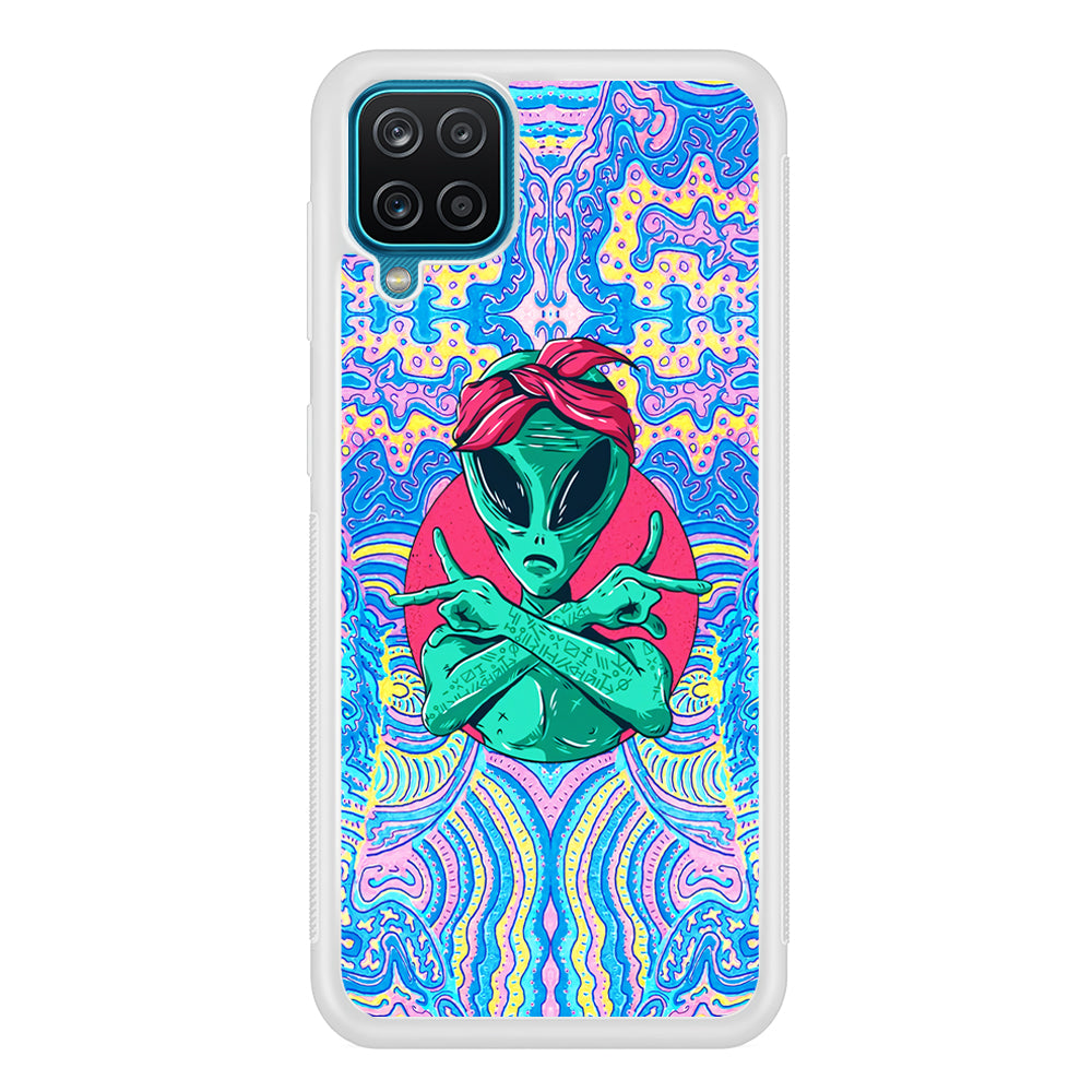 Alien Gangsta Rhythm Samsung Galaxy A12 Case