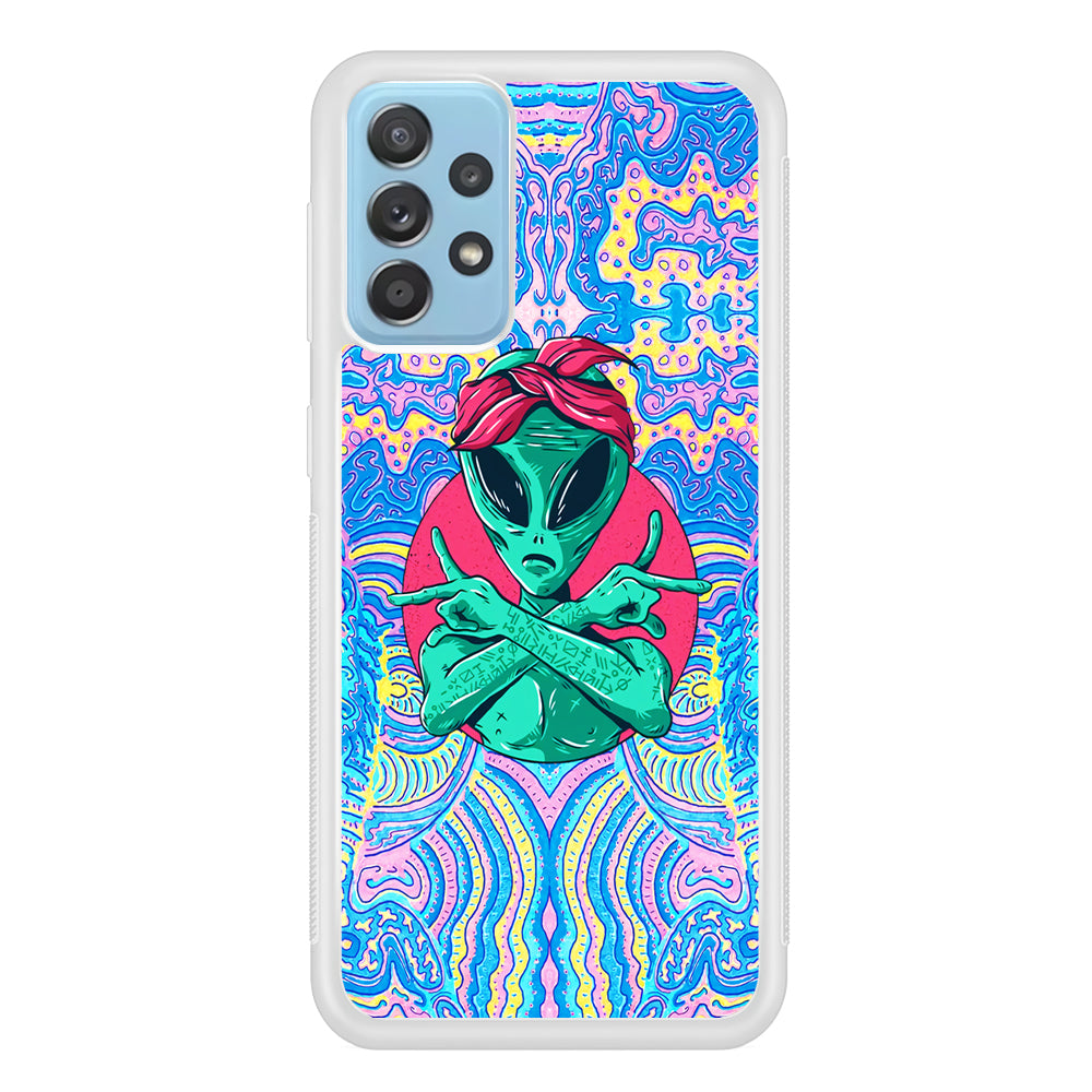 Alien Gangsta Rhythm Samsung Galaxy A72 Case