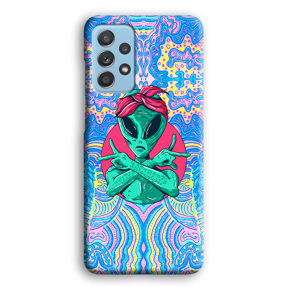 Alien Gangsta Rhythm Samsung Galaxy A72 Case