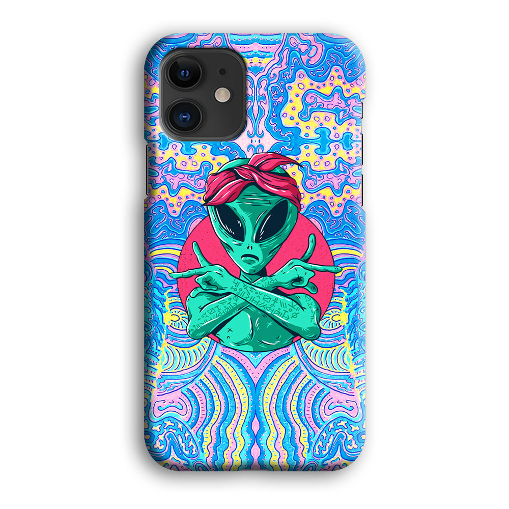 Alien Gangsta Rhythm iPhone 12 Case