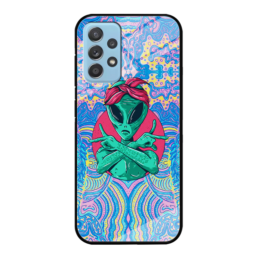 Alien Gangsta Rhythm Samsung Galaxy A72 Case