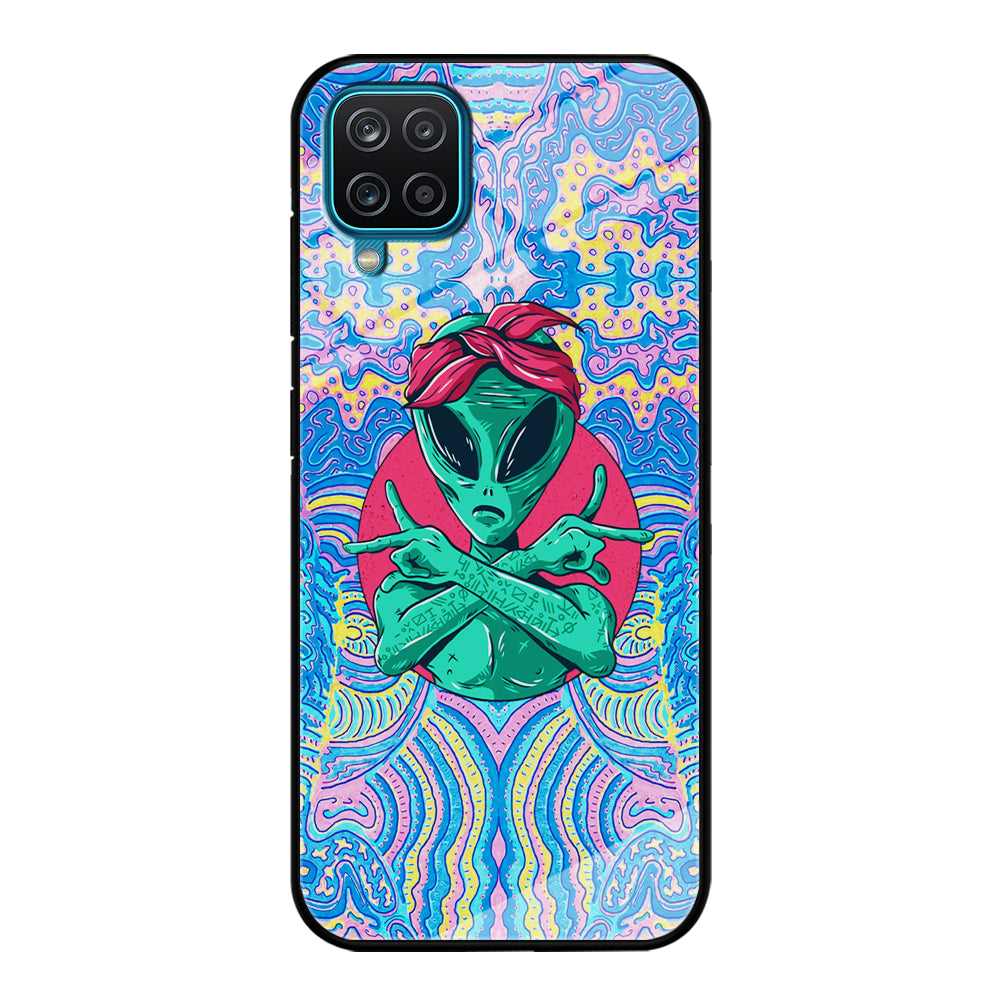 Alien Gangsta Rhythm Samsung Galaxy A12 Case