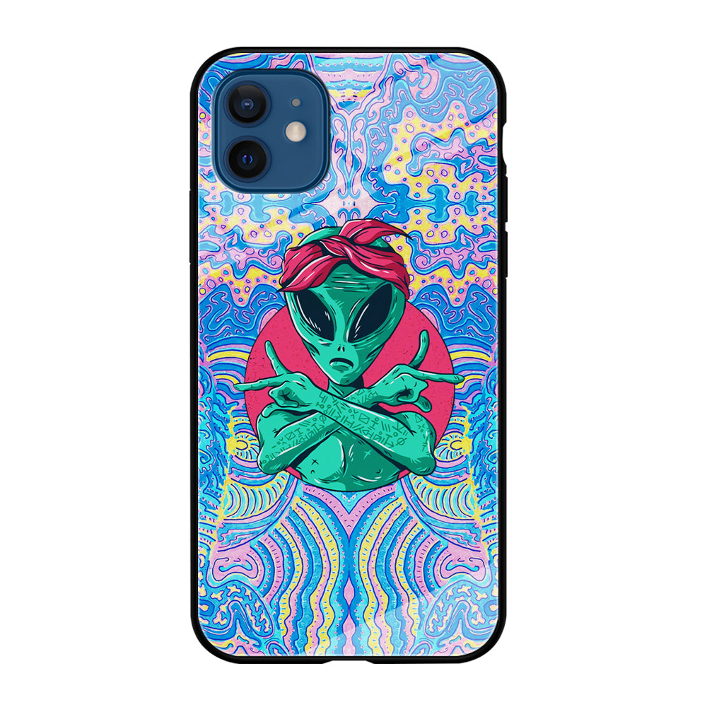 Alien Gangsta Rhythm iPhone 12 Case