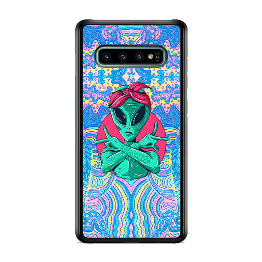 Alien Gangsta Rhythm Samsung Galaxy S10 Plus Case