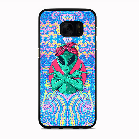 Alien Gangsta Rhythm Samsung Galaxy S7 Edge Case