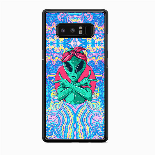 Alien Gangsta Rhythm Samsung Galaxy Note 8 Case