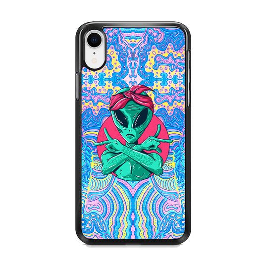 Alien Gangsta Rhythm iPhone XR Case
