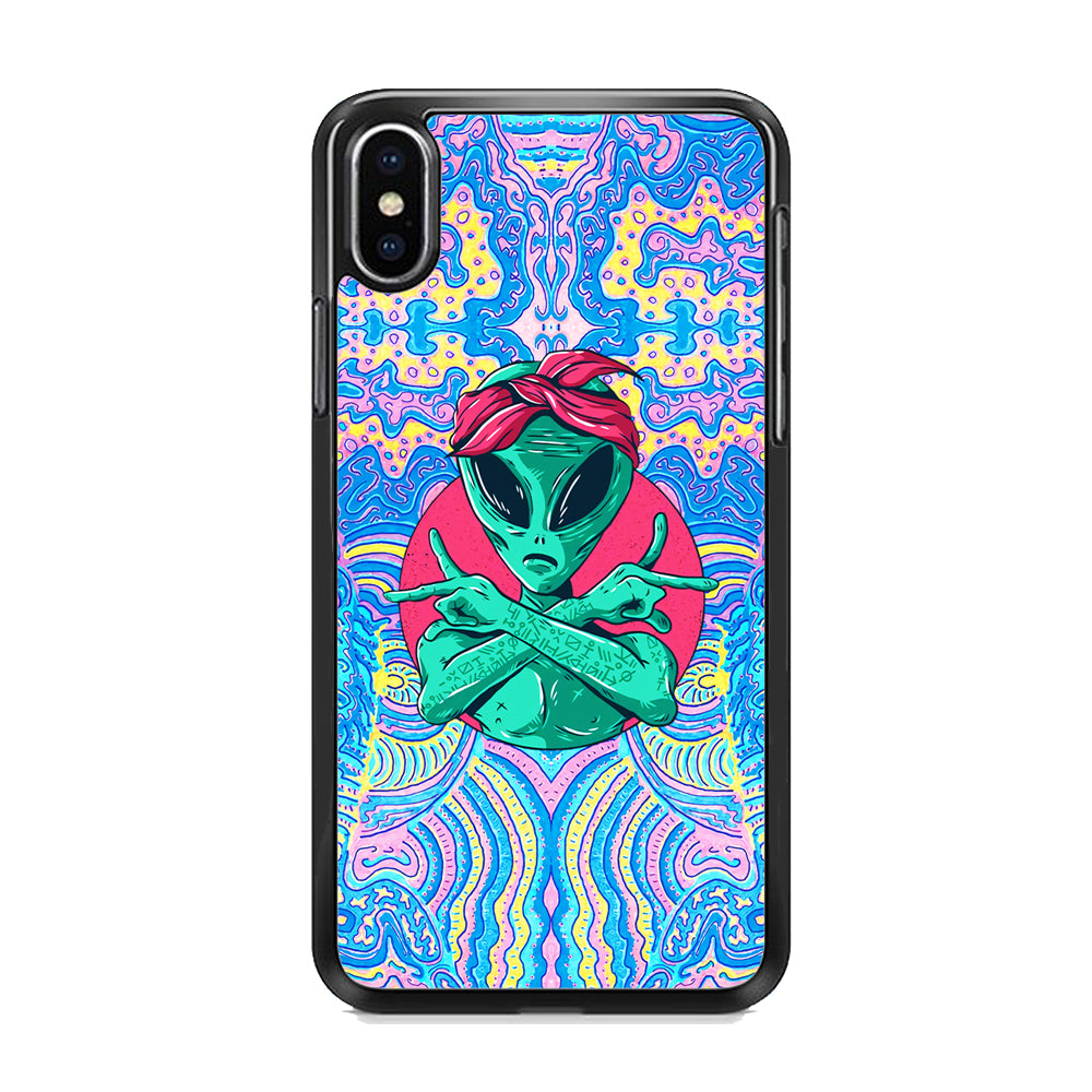 Alien Gangsta Rhythm iPhone XS MAX Case