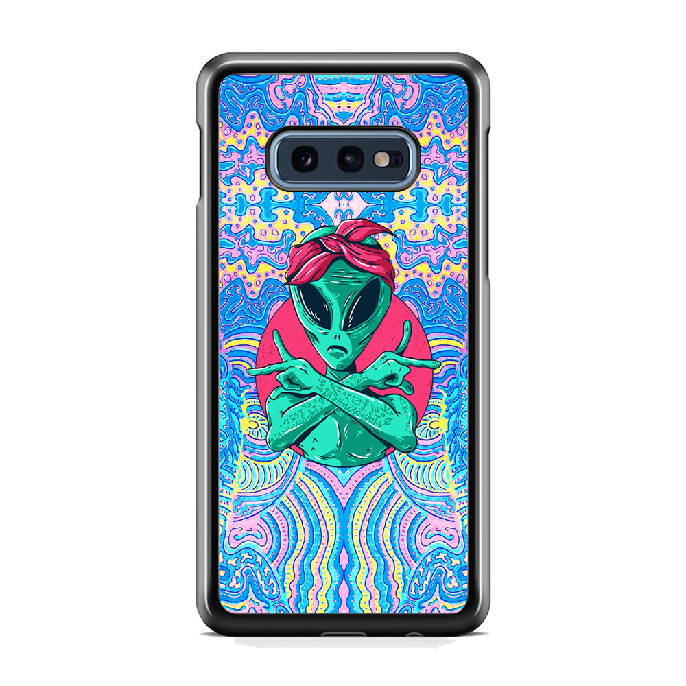 Alien Gangsta Rhythm Samsung Galaxy S10E Case