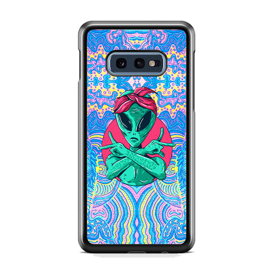 Alien Gangsta Rhythm Samsung Galaxy S10E Case
