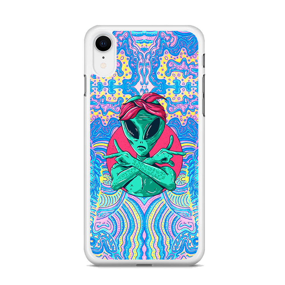 Alien Gangsta Rhythm iPhone XR Case