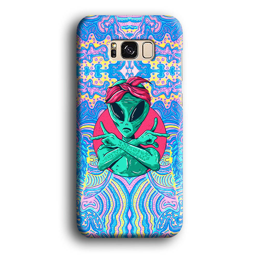 Alien Gangsta Rhythm Samsung Galaxy S8 Case