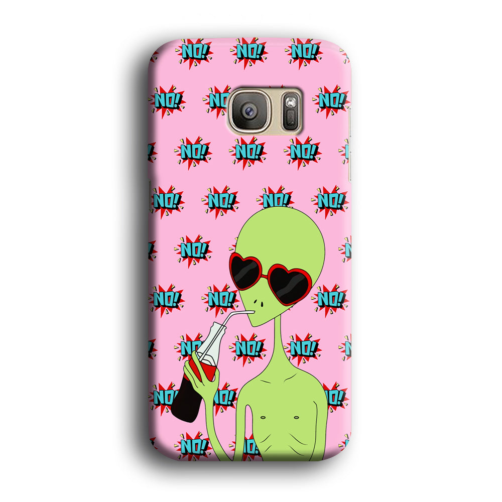 Alien Love Life Samsung Galaxy S7 Edge Case