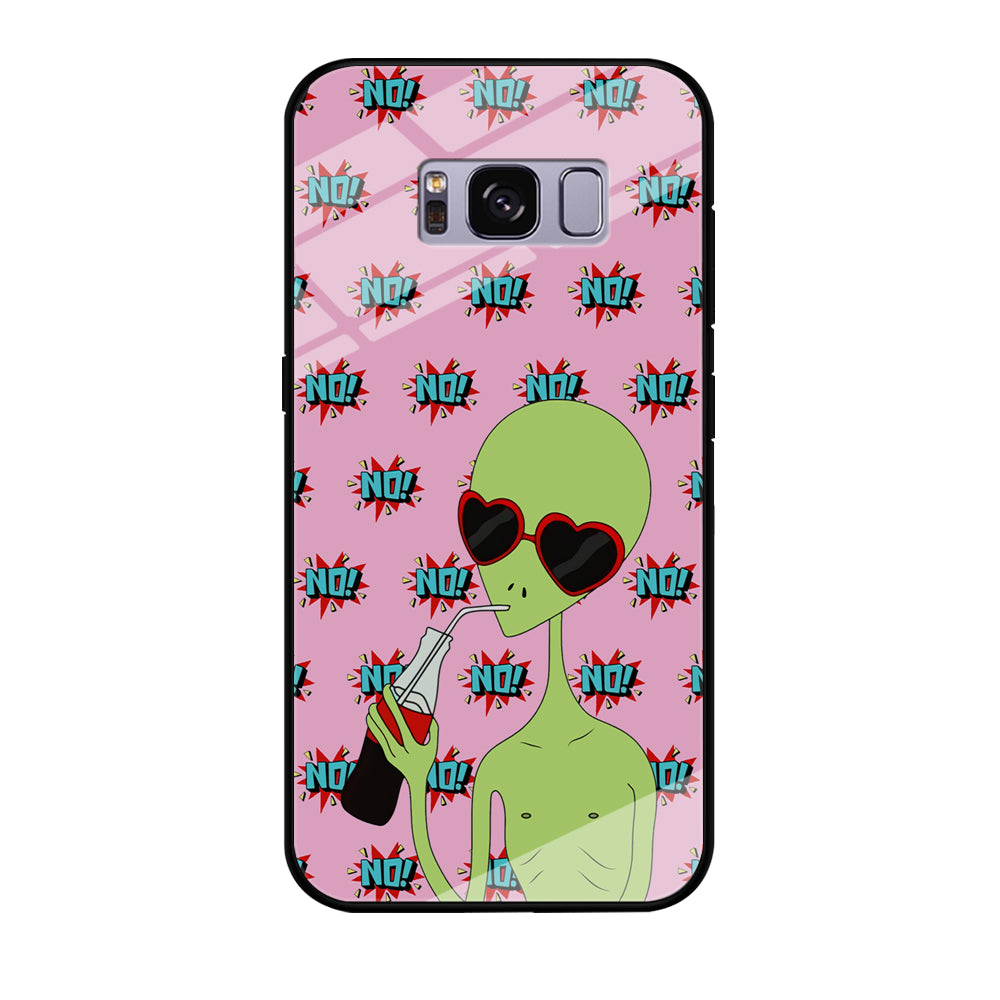 Alien Love Life Samsung Galaxy S8 Plus Case Tempered Glass Case